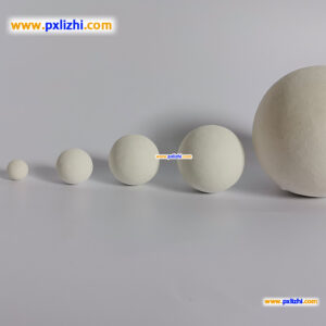 Inert ceramic balls