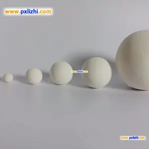 Inert ceramic balls
