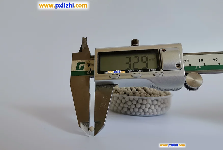 Inert filling ceramic ball