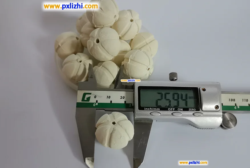 Porous ceramic balls