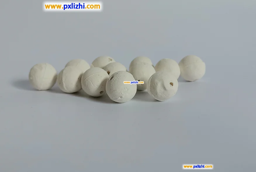 Porous inert alumina ceramic balls