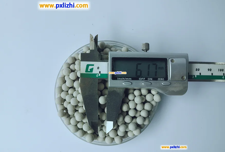 Supporting inert ceramic balls for catalysts Supporting inert ceramic balls for catalysts