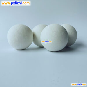 Alumina catalyst support balls