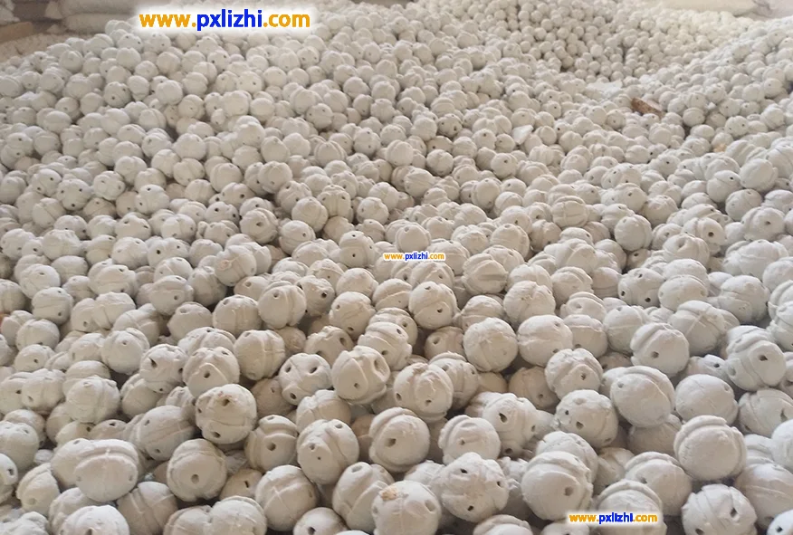 Porous ceramic balls