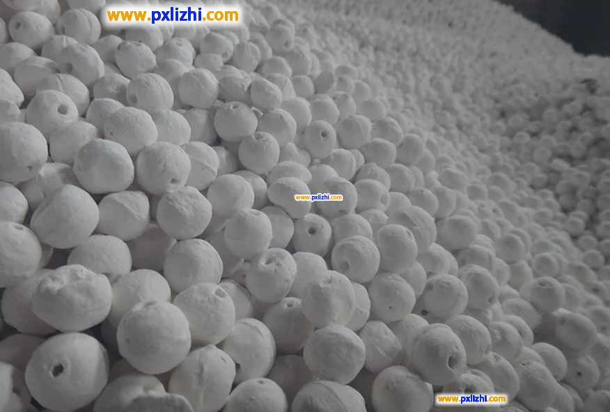 High-aluminum porous ceramic balls