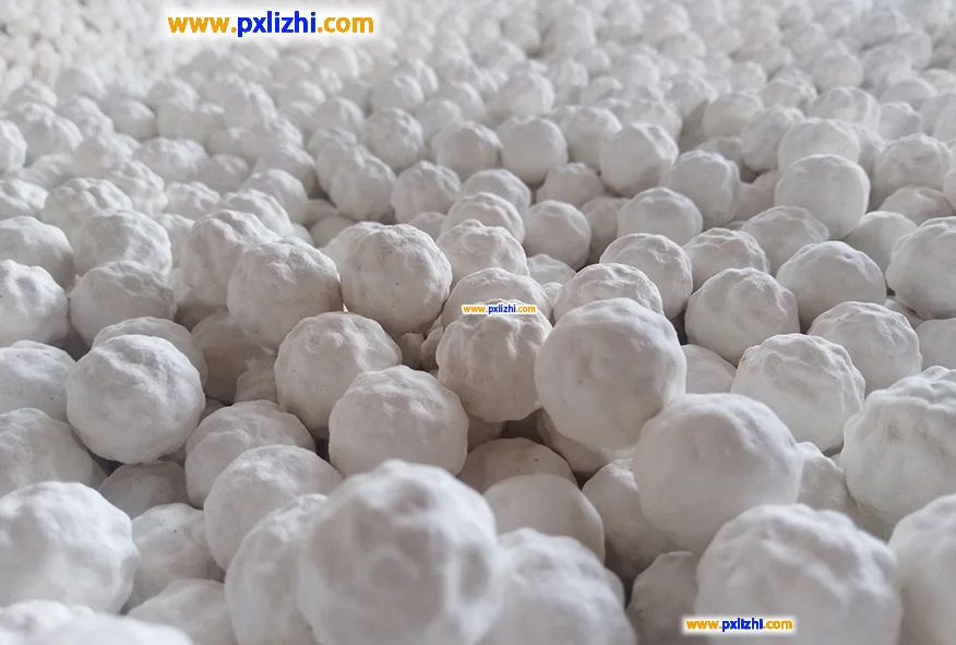 Concave-convex inert ceramic balls