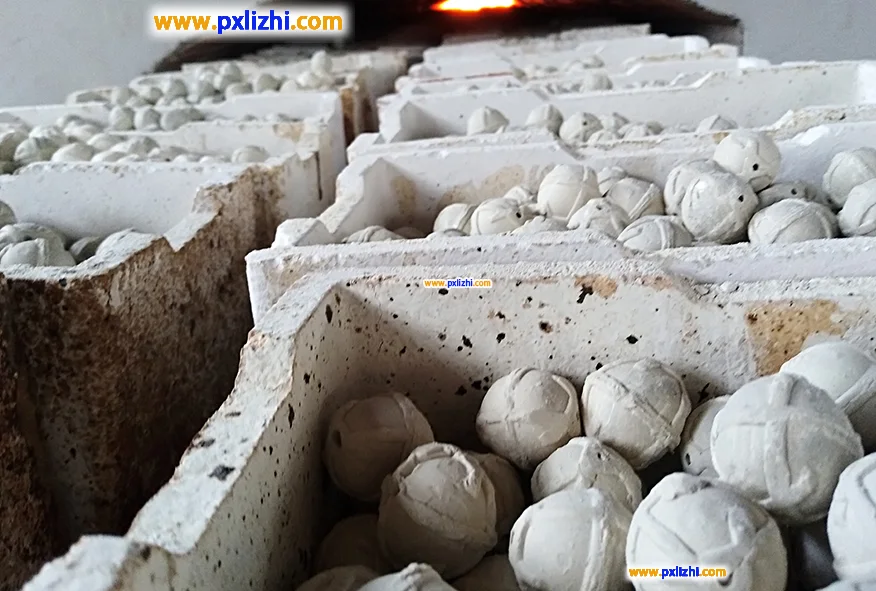 Inert ceramic ball production line