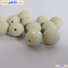 Inert ceramic balls catalyst support