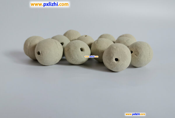 Inert ceramic balls