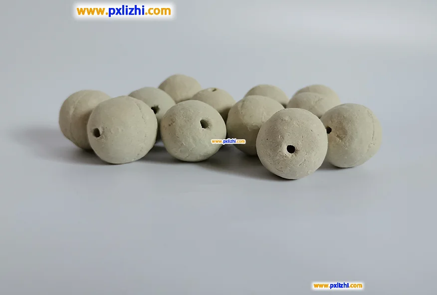 Inert ceramic balls