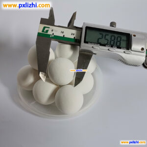Inert Ceramic catalyst support balls