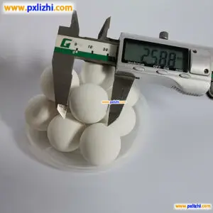 Inert Ceramic catalyst support balls