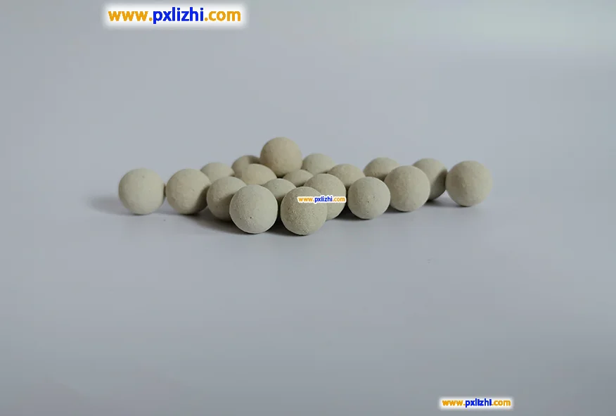 Inert porcelain balls