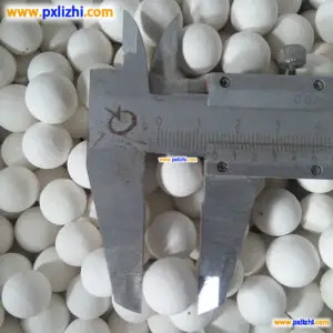 Inert alumina ceramic ball