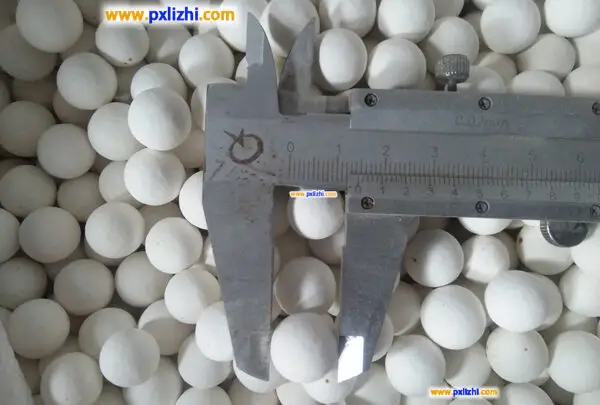 Inert alumina ceramic ball