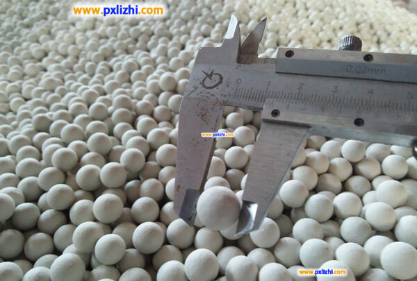 Inert ceramic balls