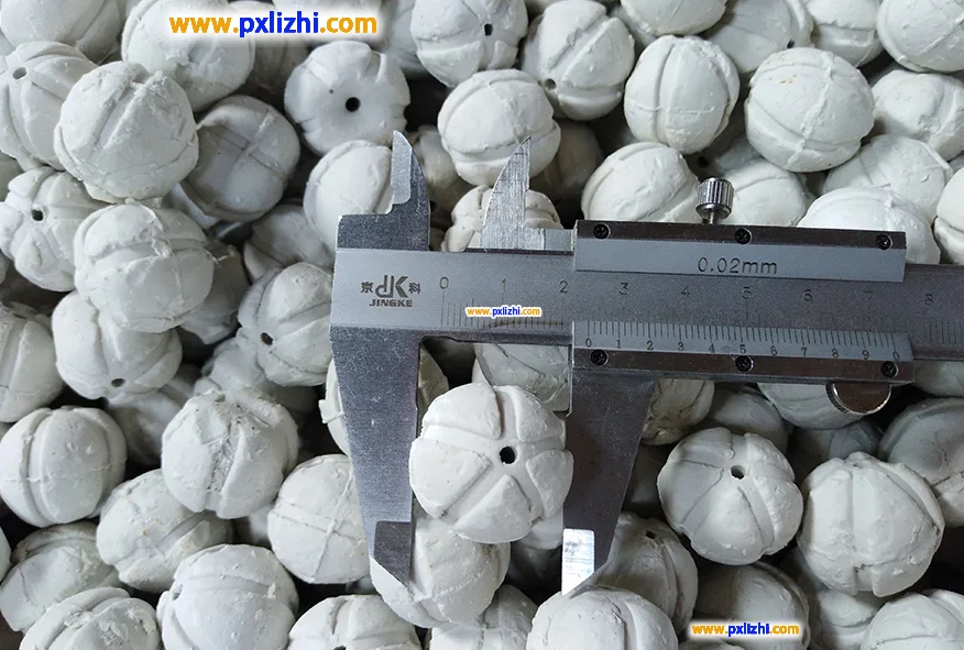 Inert alumina ceramic balls