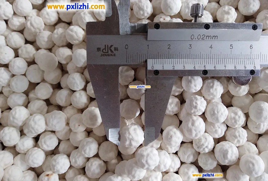 Inert ceramic balls