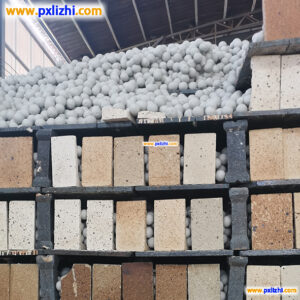 Inert ceramic balls density
