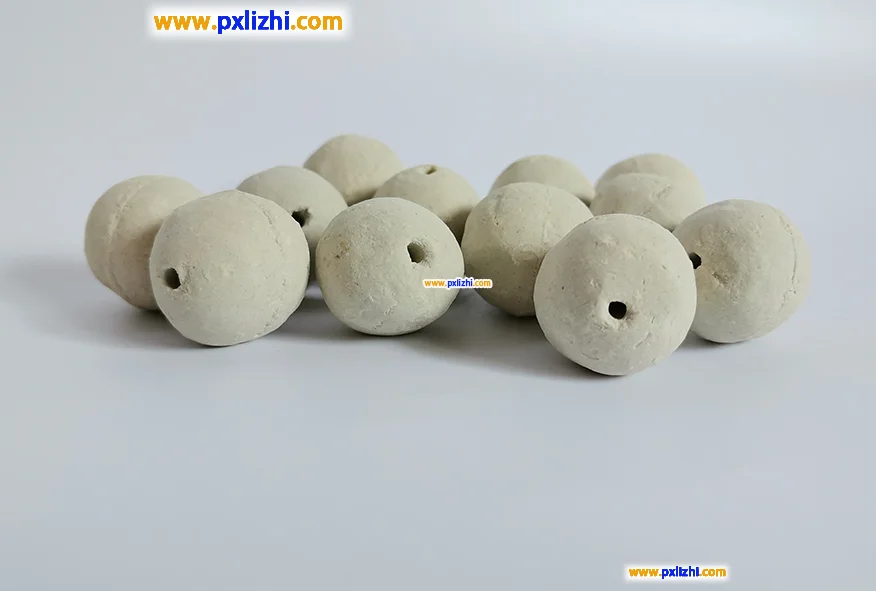 Inert ceramic balls