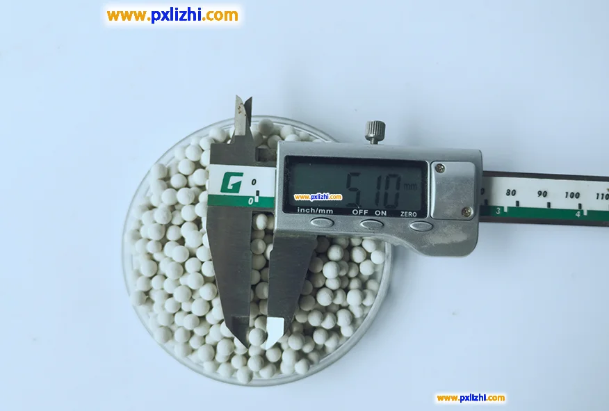 Inert alumina ceramic ball