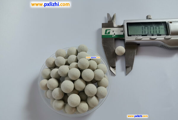 Inert alumina ceramic balls