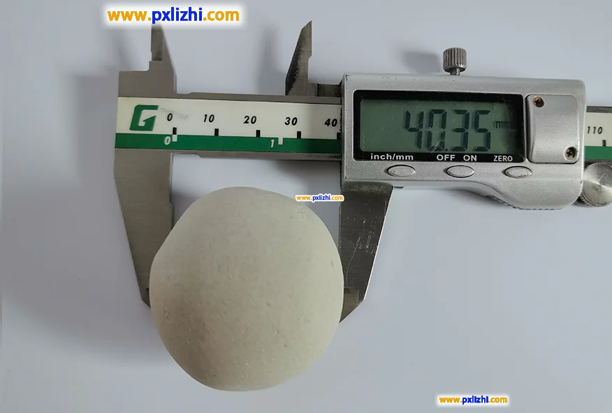 Ceramic ball density