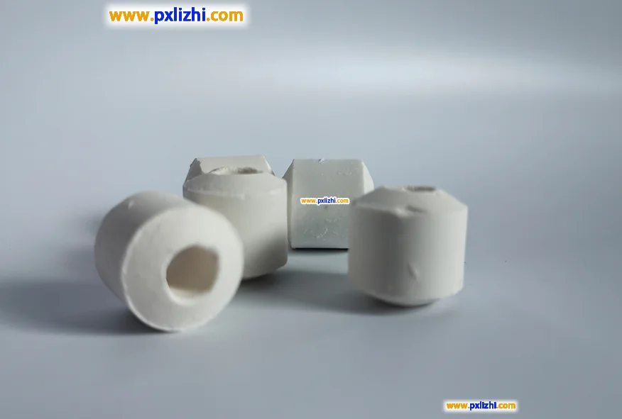 Catalyst-supported inert ceramic beads