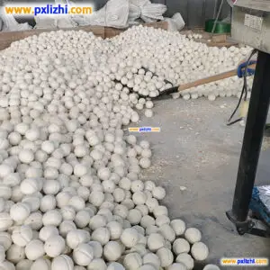 Filling ceramic ball