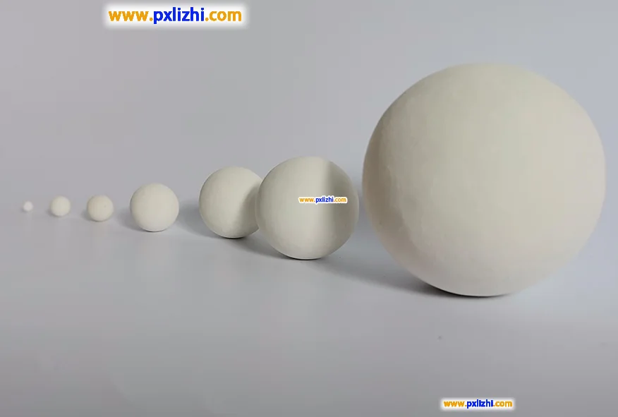 inert ceramic ball size