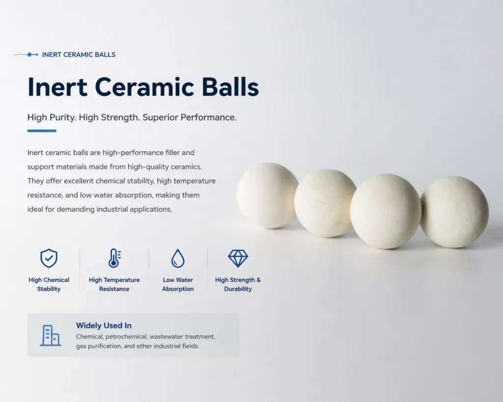 inert ceramic balls